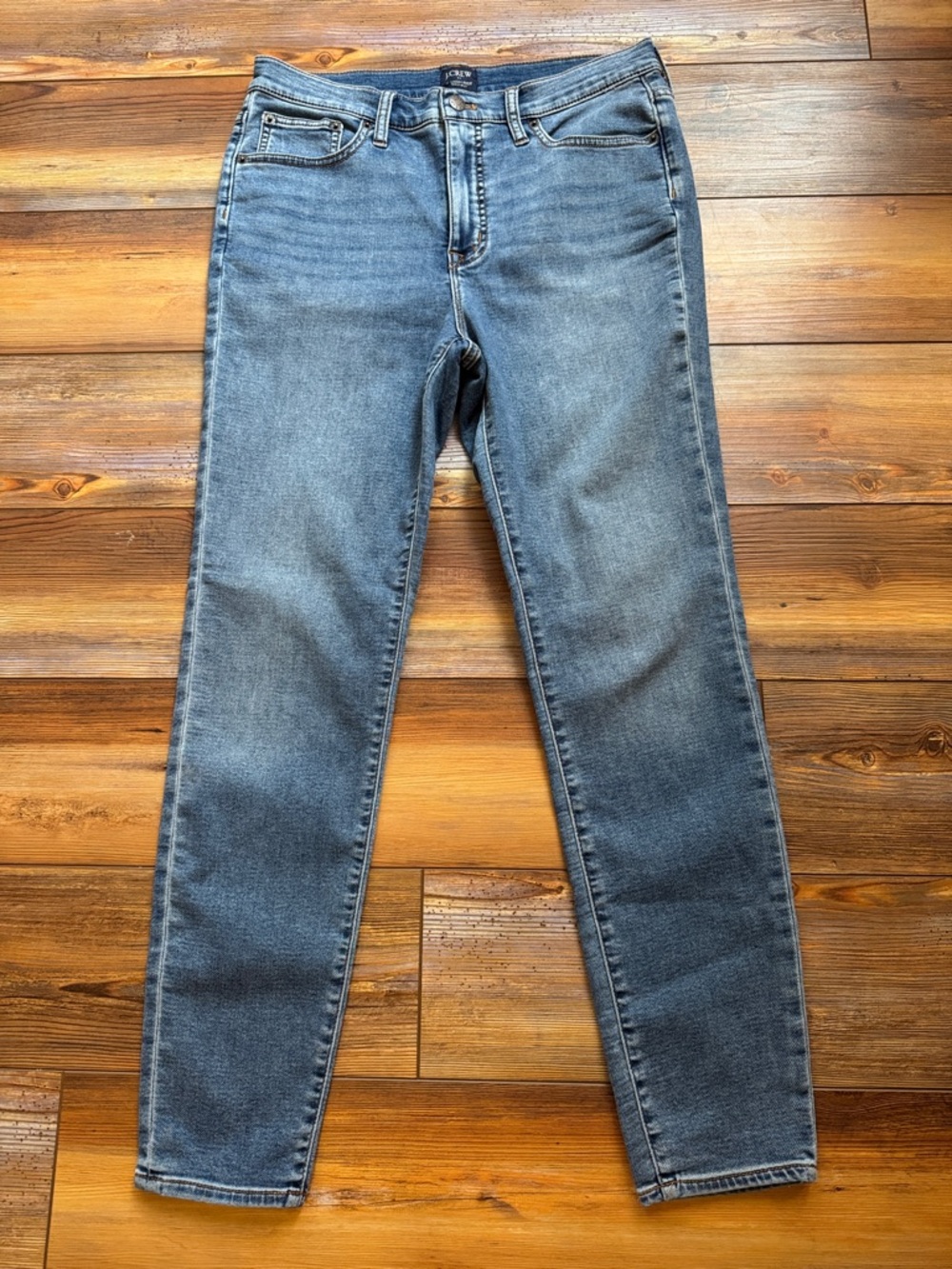 J.Crew 10” High Rise Skinny Jeans Medium Wash Size 29 Classic Stretch Fit